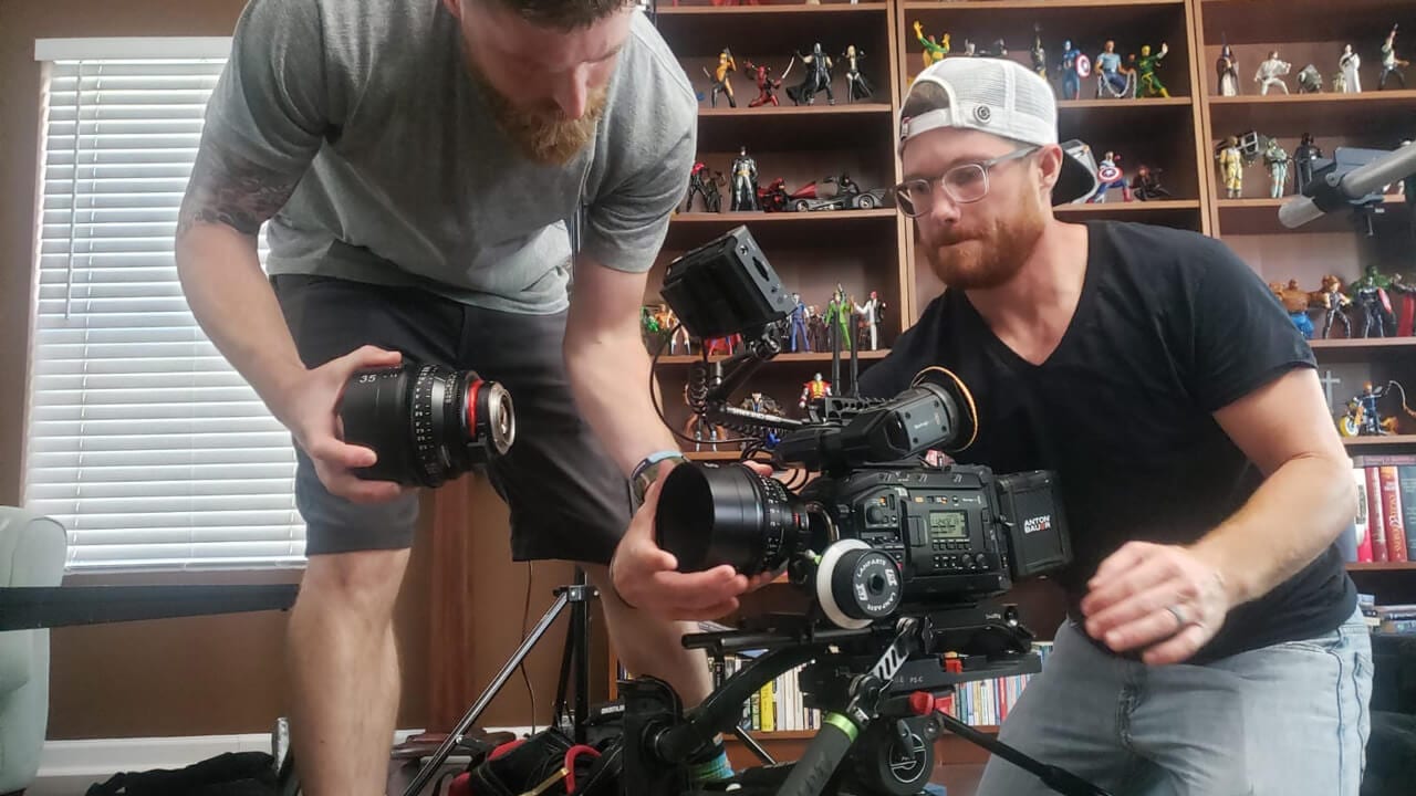 Takl Commercial Ad Behind the Scenes Cine Lens change - Fort Mill SC