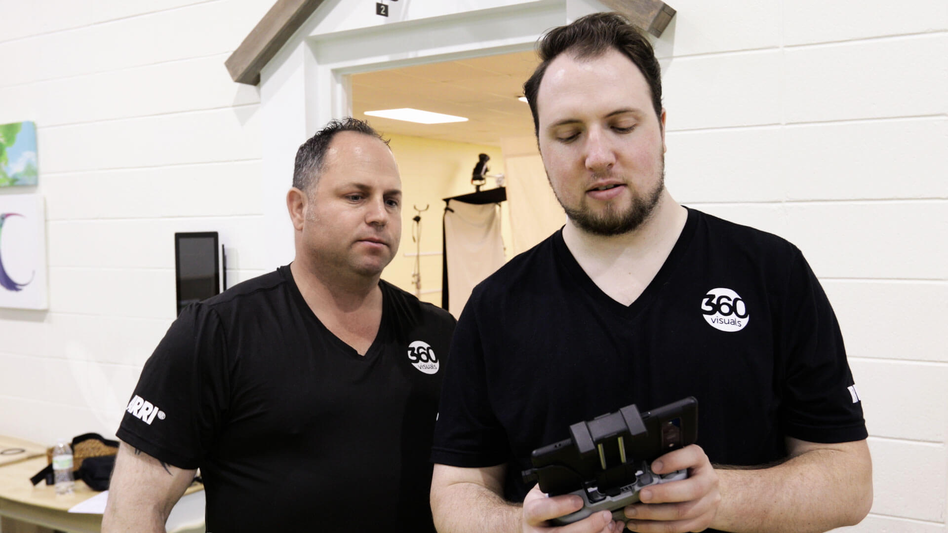 The - Nest - Schools - Behind the Scenes - Director with Drone Pilot - Gastonia, NC